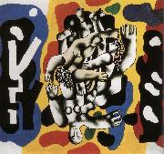 Fernard Leger The Diver in the yellow deep bottom oil painting reproduction